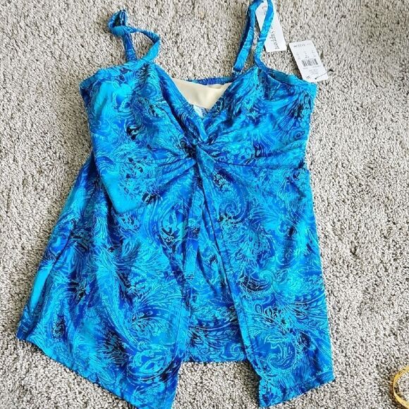 NWT Miraclesuit Swim Tankini Top 8 - Picture 2 of 7
